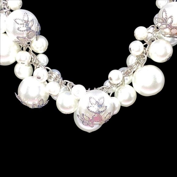 MULTI pearlescent chain necklace 18” - Picture 6 of 7